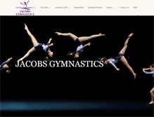 Tablet Screenshot of jacobsgymnastics.com